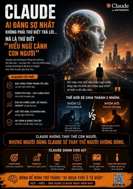 Poster Bài 1 — Claude AI hiểu ngữ cảnh con người